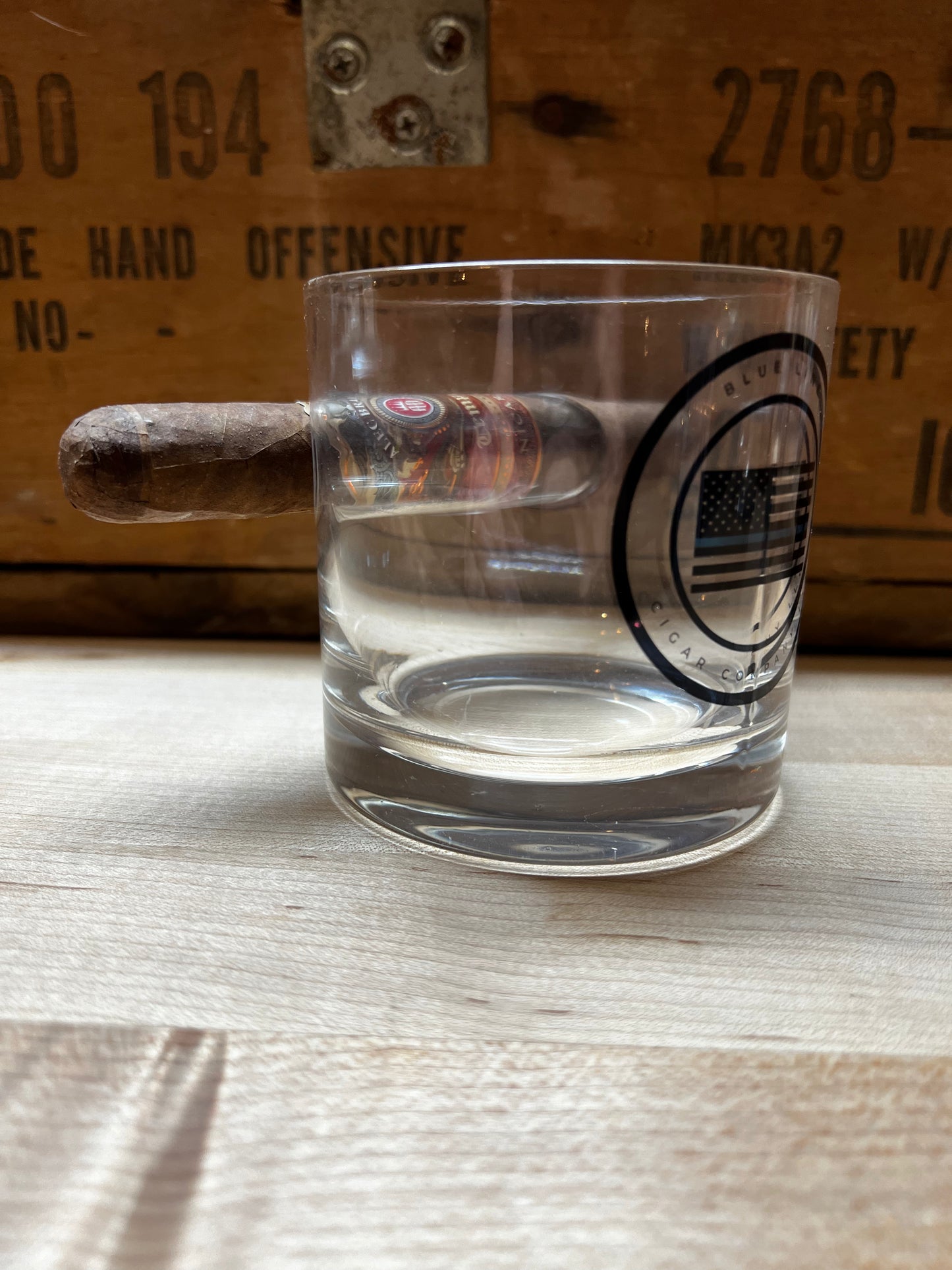 BLCC Cigar Holder Glass