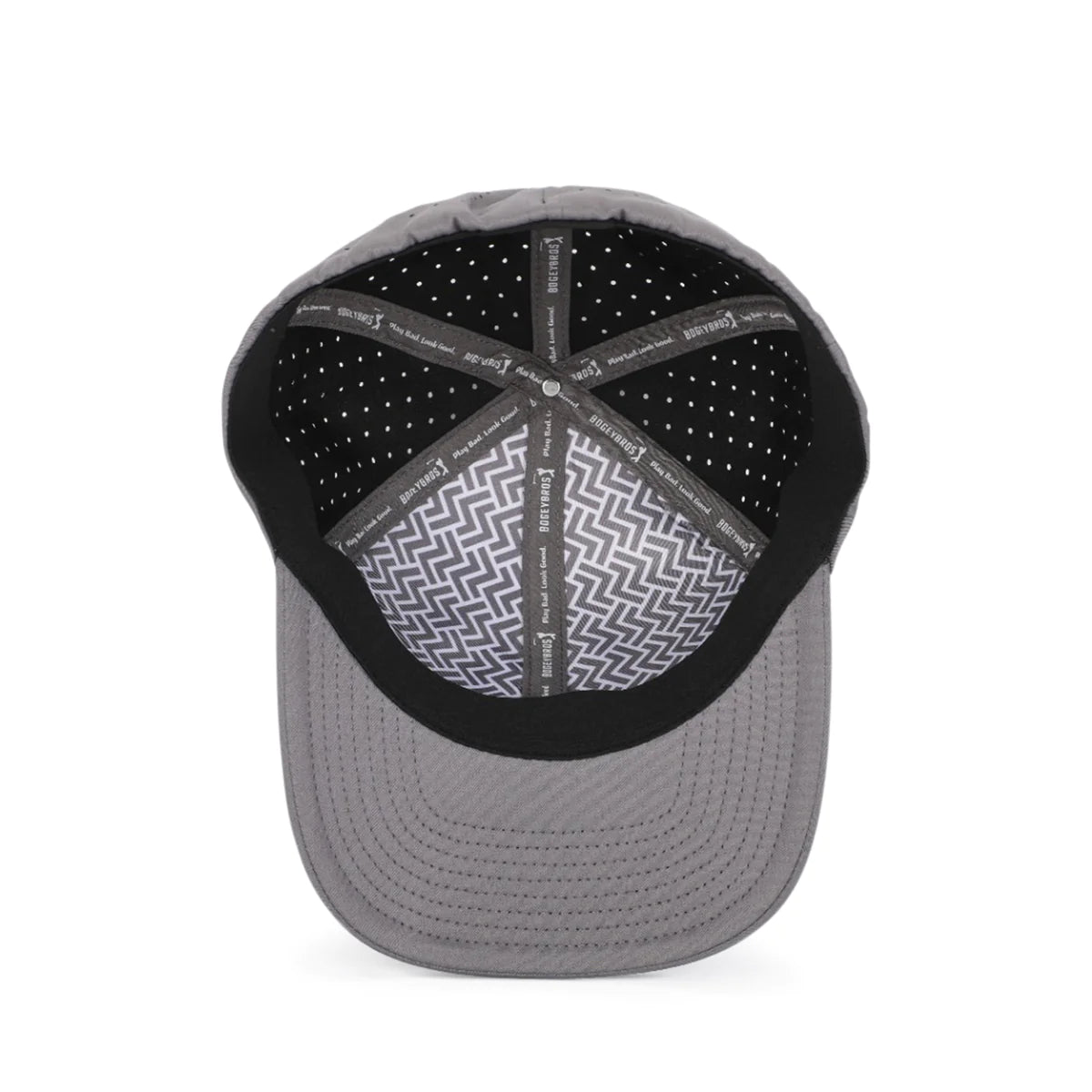 Bogeyman Dark Grey- Performance Golf Hat- Stretch Fit
