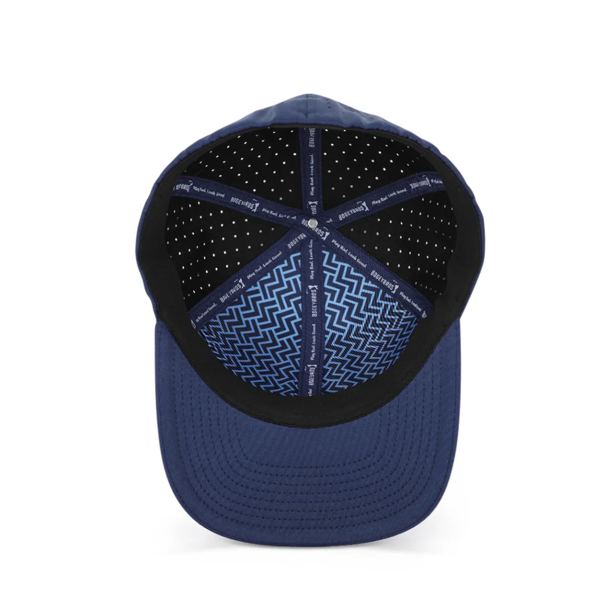 Bogeyman Navy- Performance Golf Hat- Stretch Fit