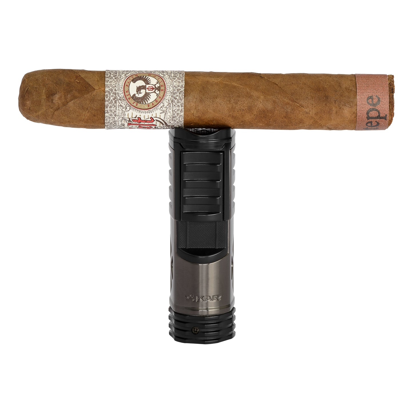Xikar Tactical Single Lighter- Gunmetal/ Black