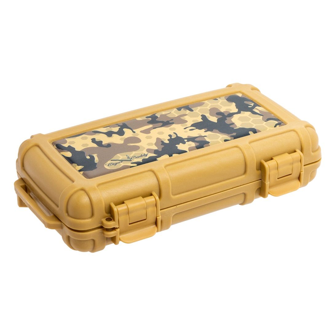 CIGAR CADDY® 5CT CAMOUFLAGE TRAVEL CASE