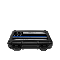 CIGAR CADDY® 5CT - BLUE LINE FLAG