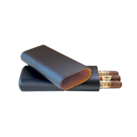 THREE-CIGAR LEATHER CASE