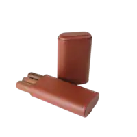 THREE-CIGAR LEATHER CASE