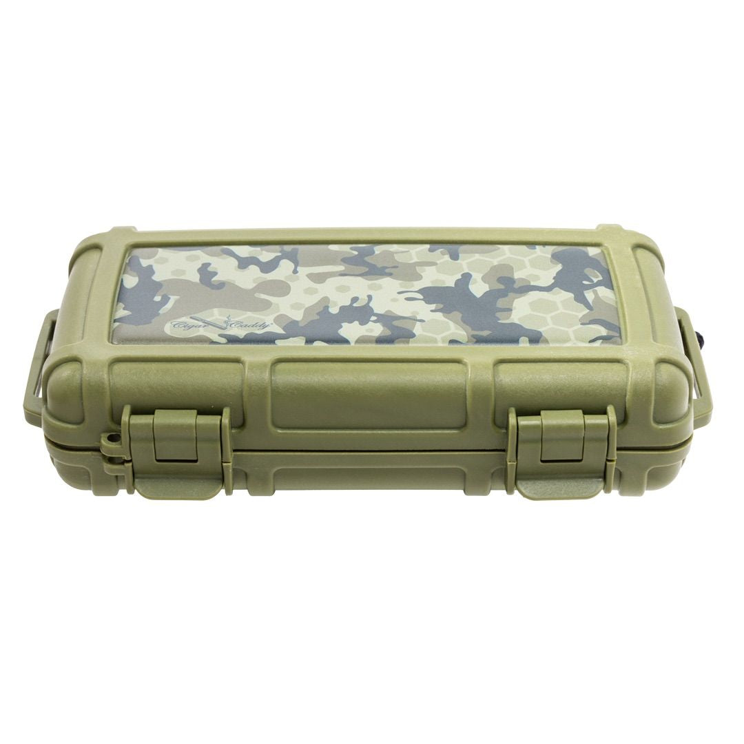 CIGAR CADDY® 5CT CAMOUFLAGE TRAVEL CASE