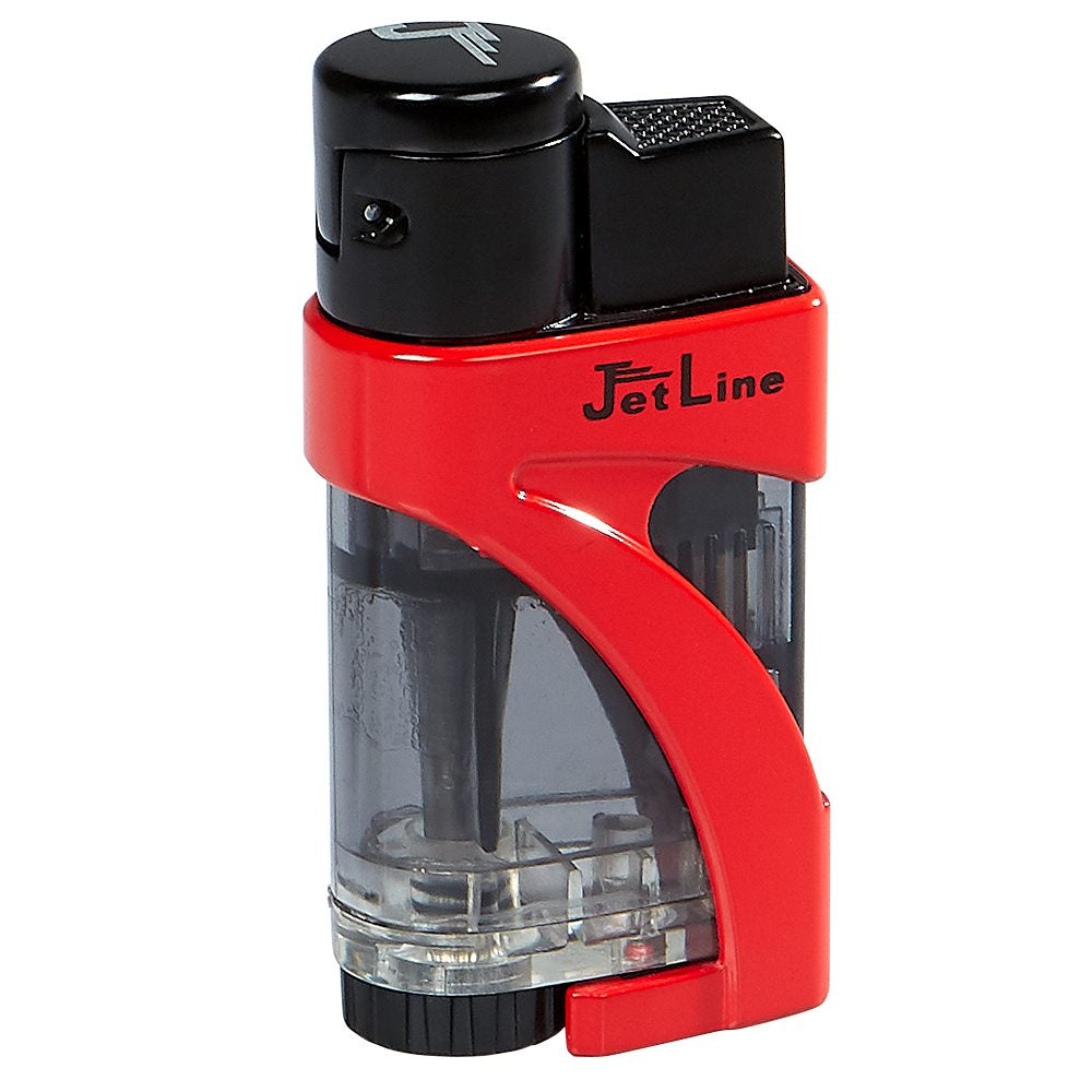 JetLine Phantom Dual Torch Lighter Red – Blue Line Cigar Company LLC