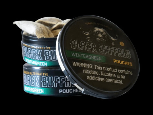 Black Buffalo Wintergreen Pouches