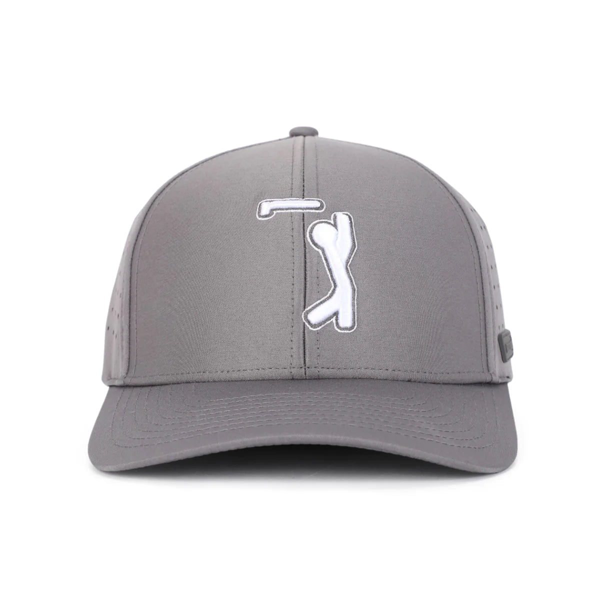 Bogeyman Dark Grey- Performance Golf Hat- Stretch Fit